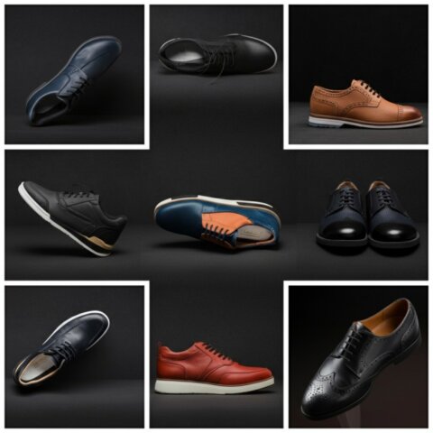 collage of different types of shoes