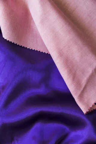 rayon fabric of different colors