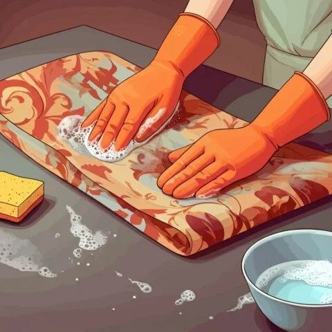 taking out acrylic paint from clothes